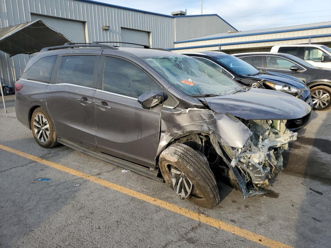 2025 Honda Odyssey Exl Серый vin: 5FNRL6H68SB054144