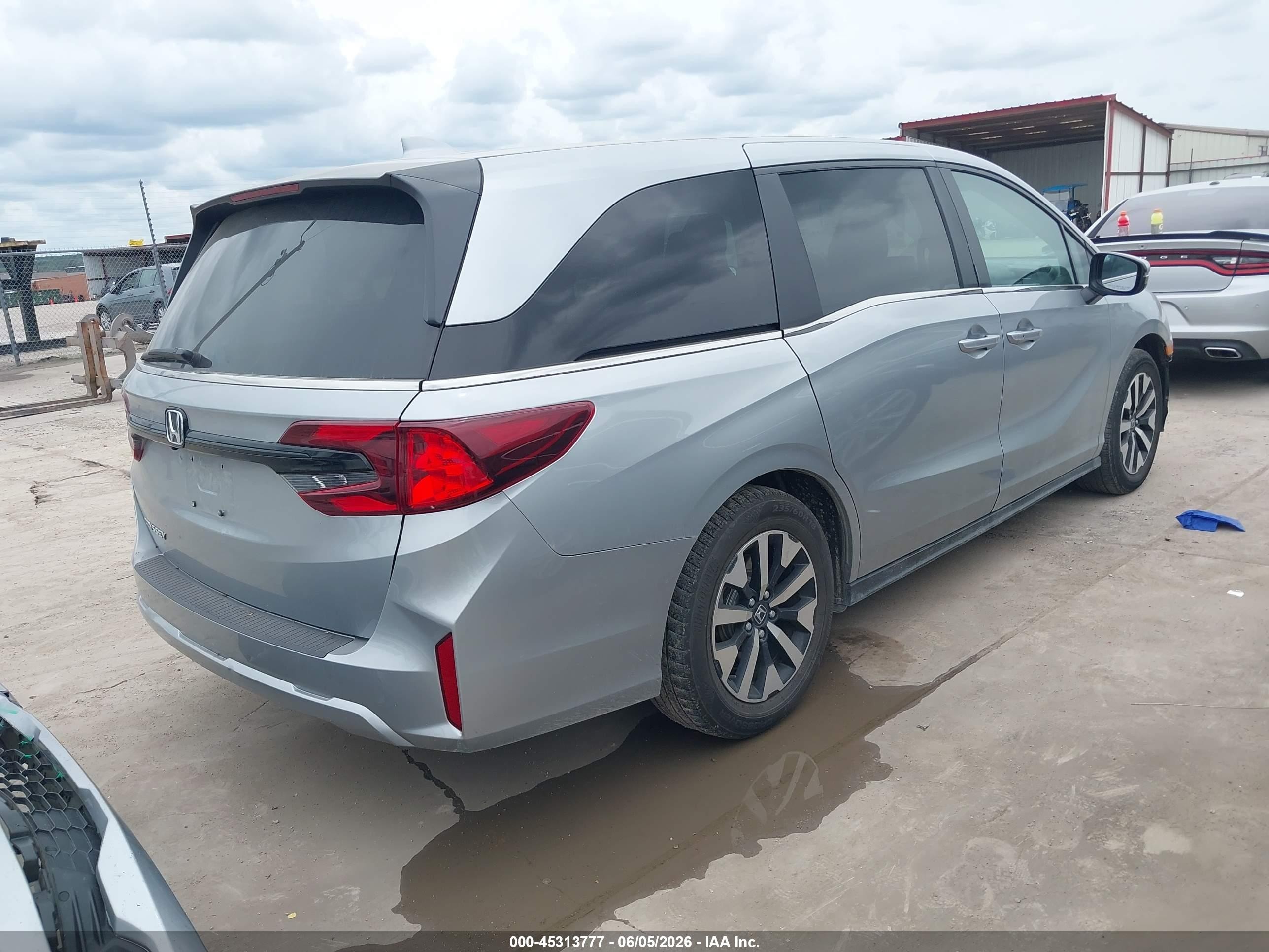 2025 Honda Odyssey Ex-l Серебряный vin: 5FNRL6H68SB056699