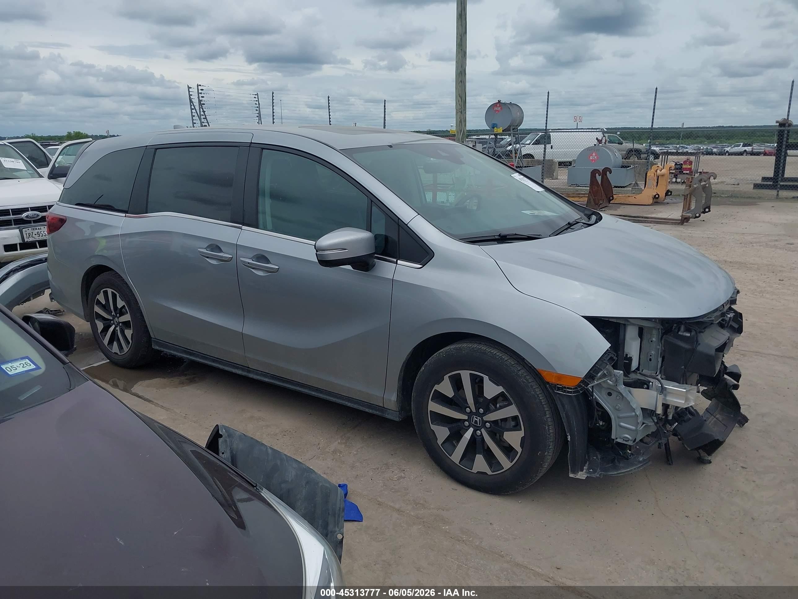 2025 Honda Odyssey Ex-l Серебряный vin: 5FNRL6H68SB056699