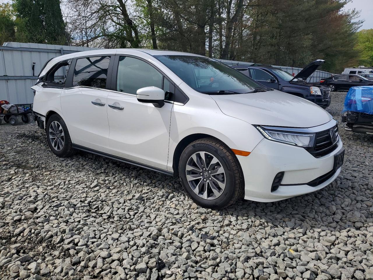 2024 Honda Odyssey Exl White vin: 5FNRL6H69RB064806