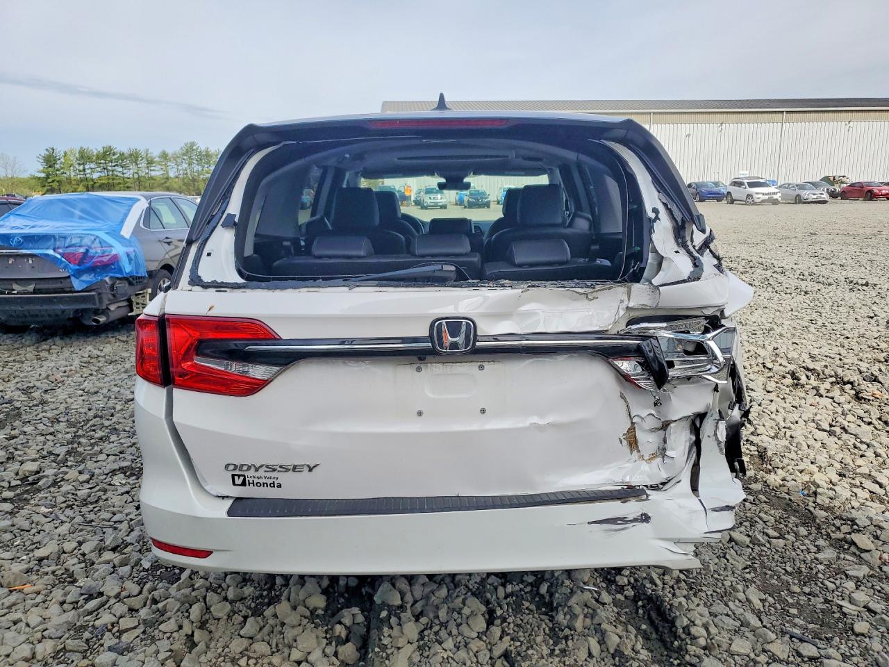 2024 Honda Odyssey Exl White vin: 5FNRL6H69RB064806