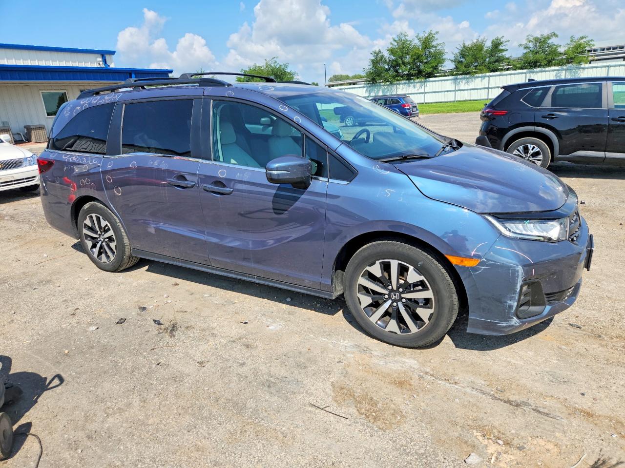 2025 Honda Odyssey Exl Blue vin: 5FNRL6H69SB040656