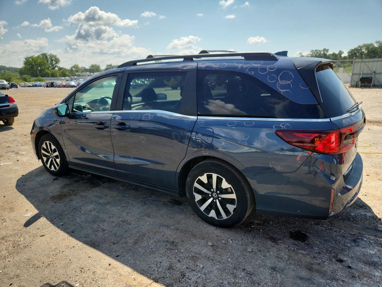 2025 Honda Odyssey Exl Blue vin: 5FNRL6H69SB040656