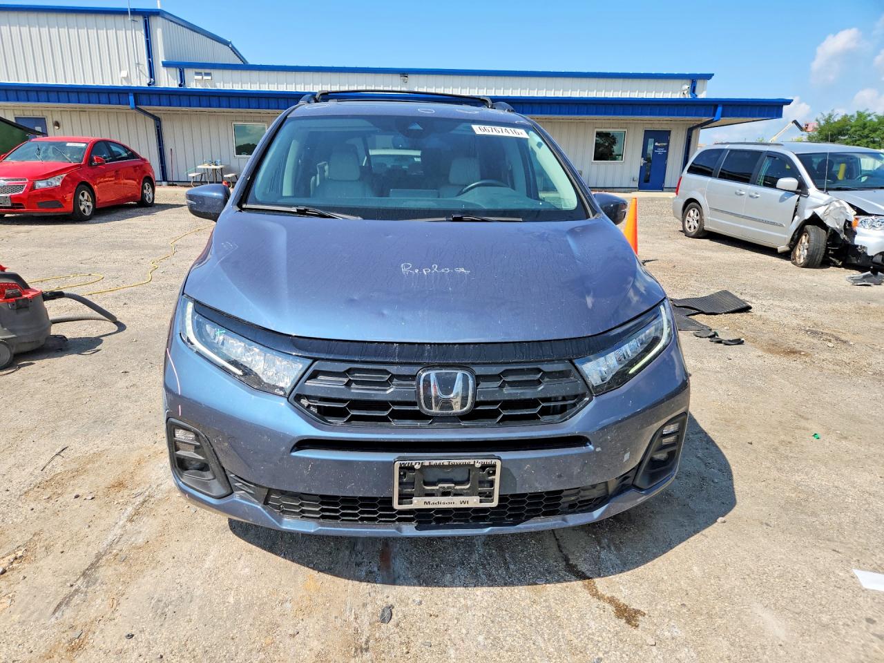 2025 Honda Odyssey Exl Blue vin: 5FNRL6H69SB040656
