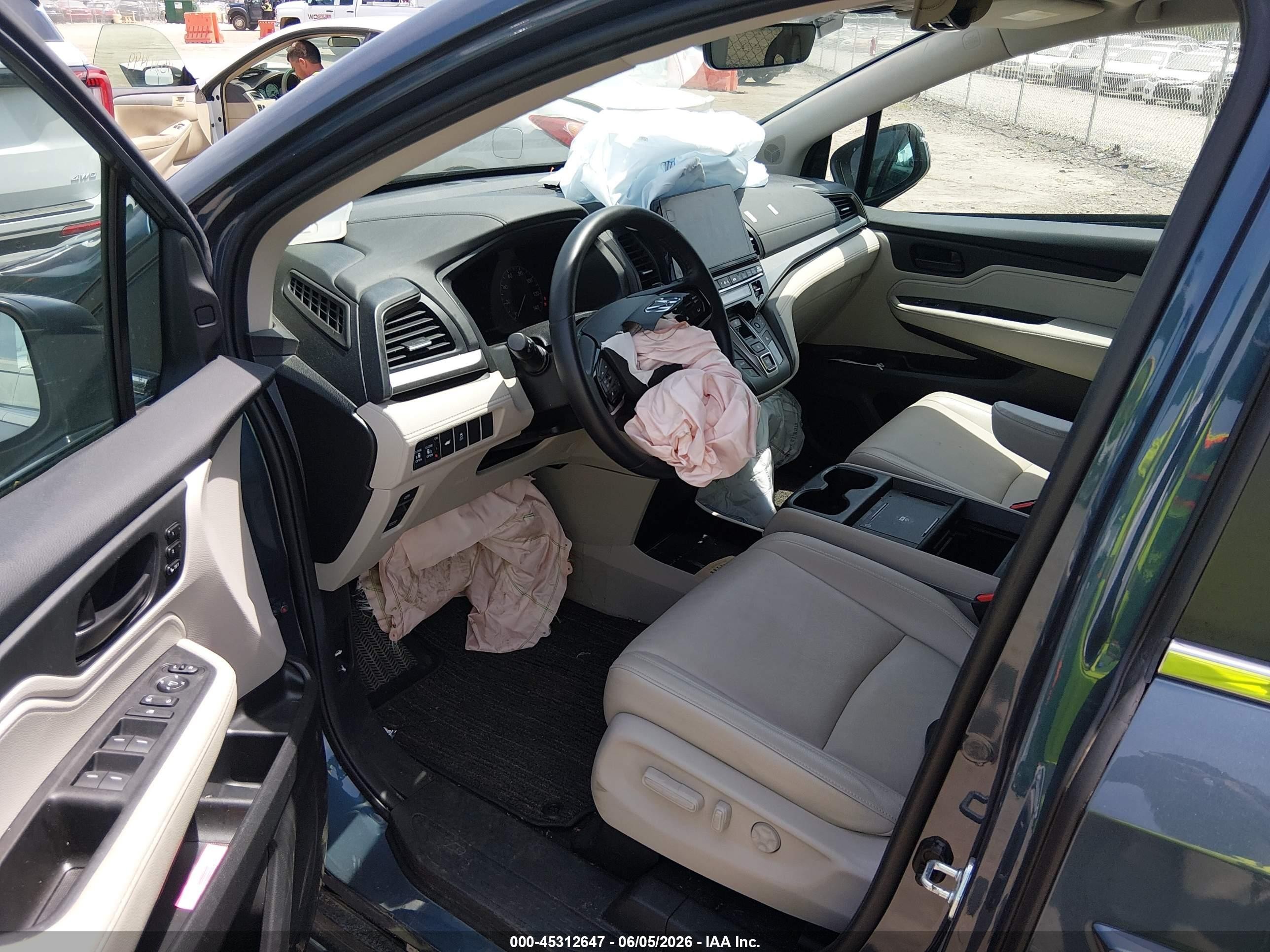 2025 Honda Odyssey Ex-l Gray vin: 5FNRL6H69SB062737