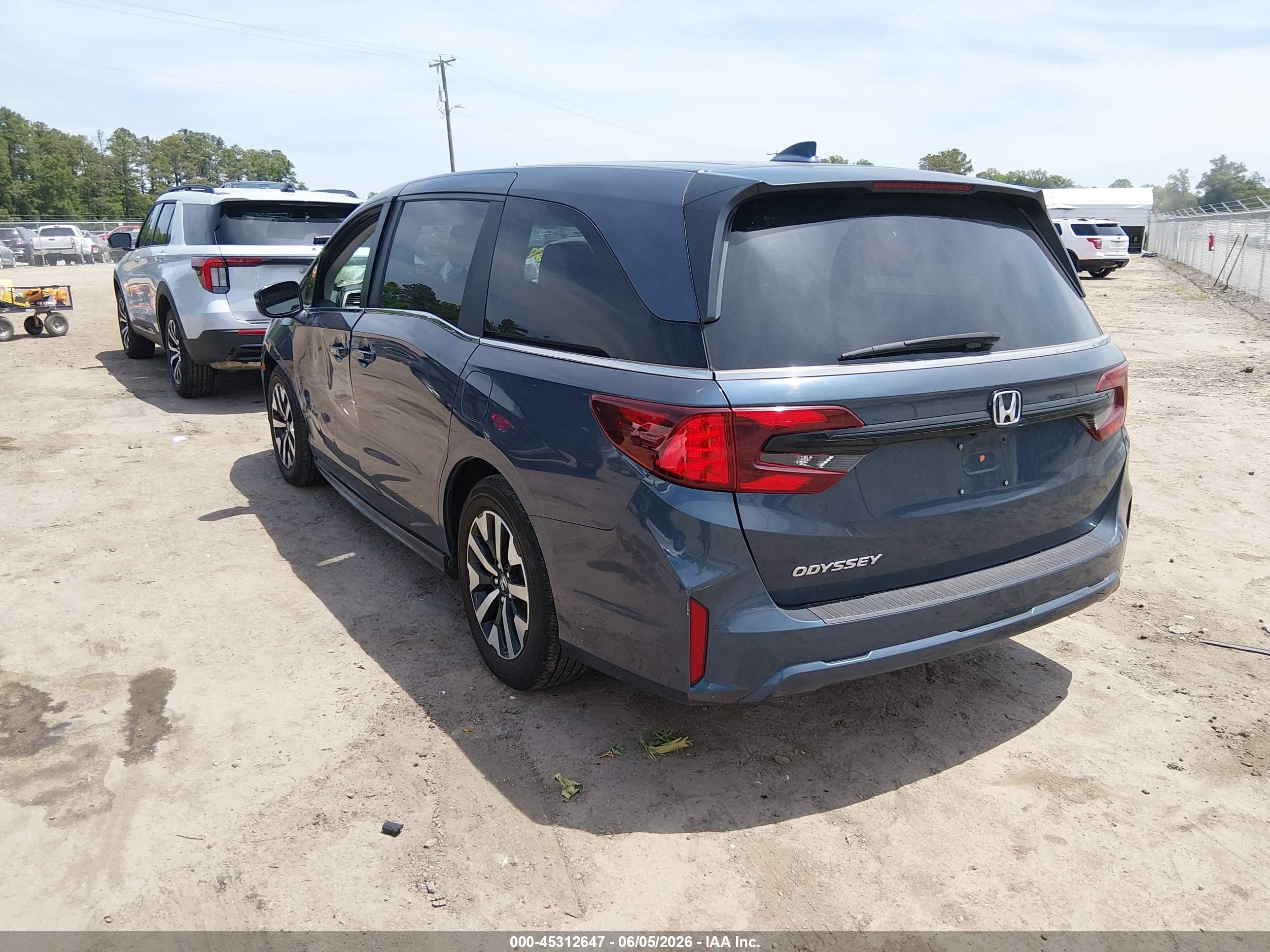 2025 Honda Odyssey Ex-l Gray vin: 5FNRL6H69SB062737