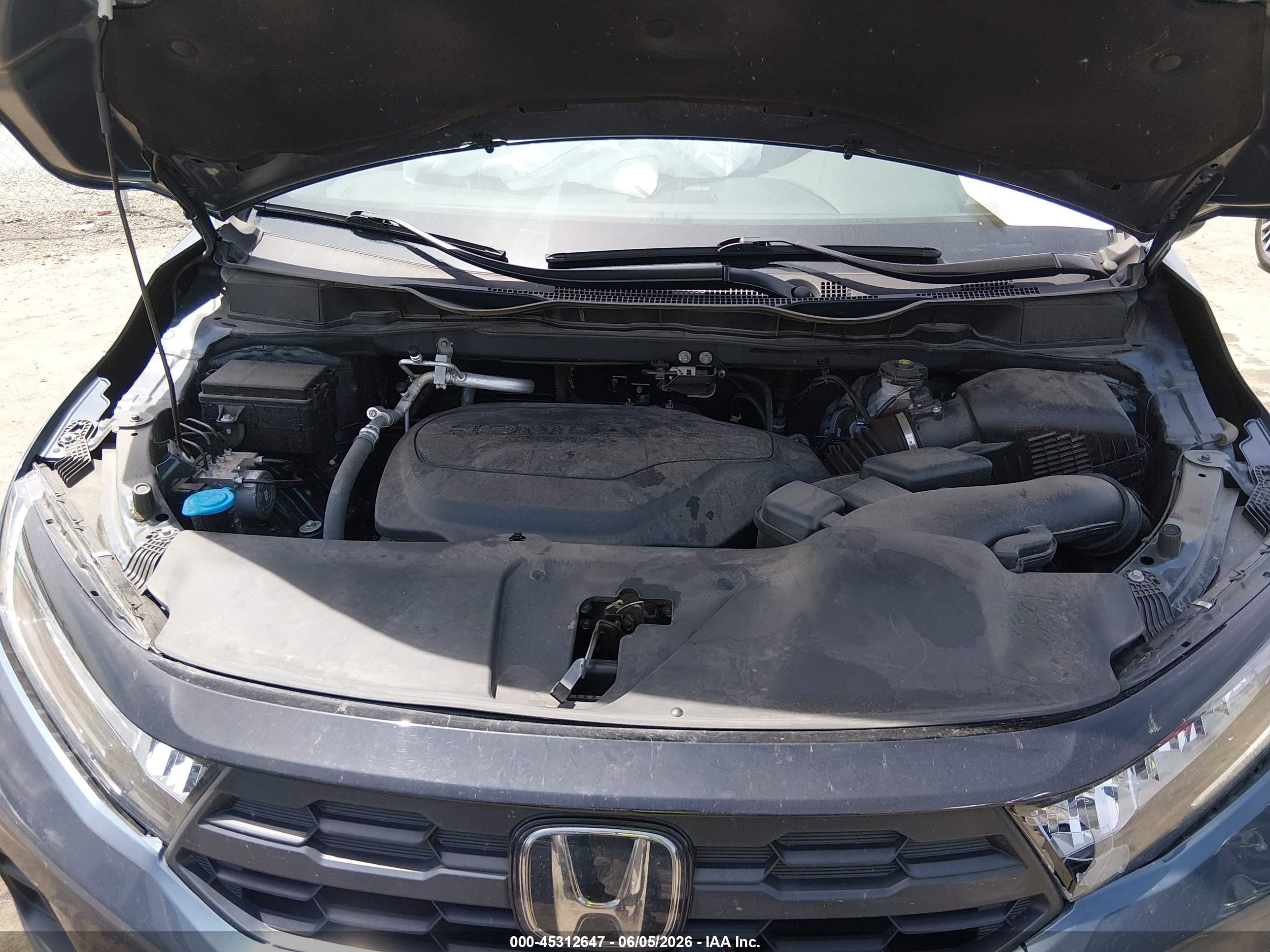 2025 Honda Odyssey Ex-l Gray vin: 5FNRL6H69SB062737