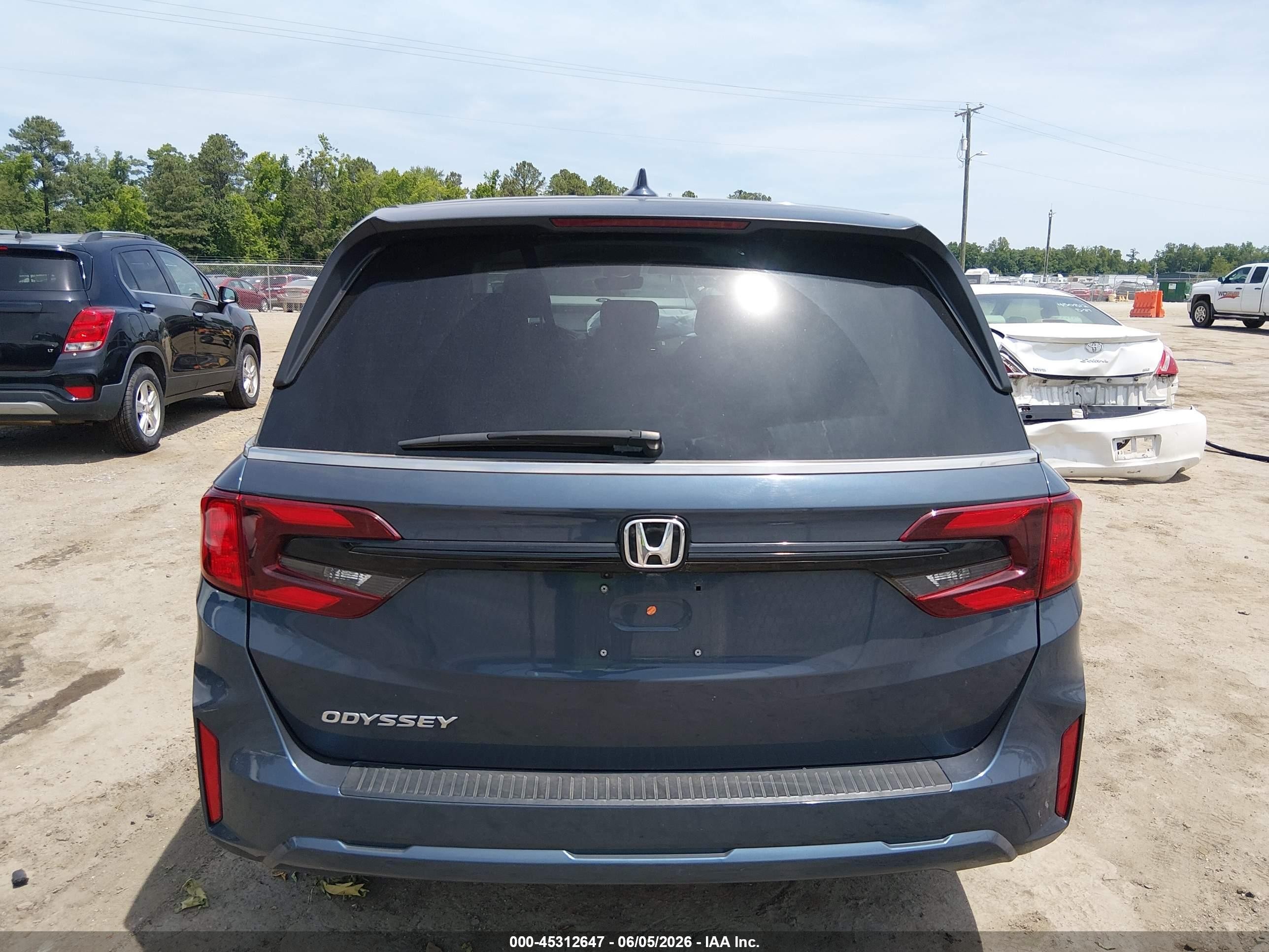 2025 Honda Odyssey Ex-l Gray vin: 5FNRL6H69SB062737