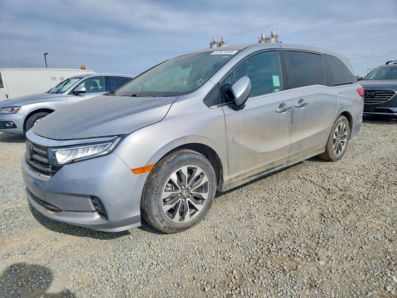 2023 Honda Odyssey Exl Silver vin: 5FNRL6H6XPB032993