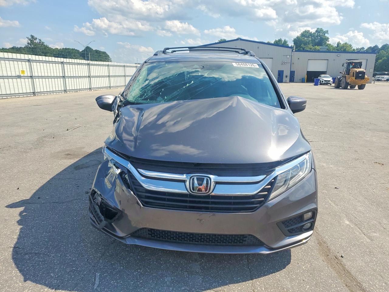 2018 Honda Odyssey Exl Gray vin: 5FNRL6H70JB092524