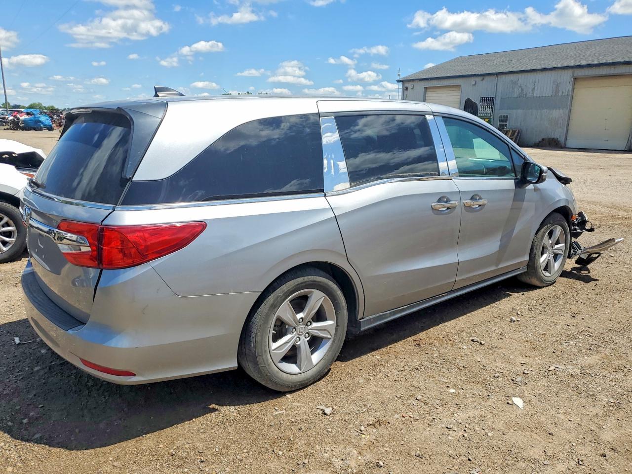 2019 Honda Odyssey Exl Silver vin: 5FNRL6H70KB128987