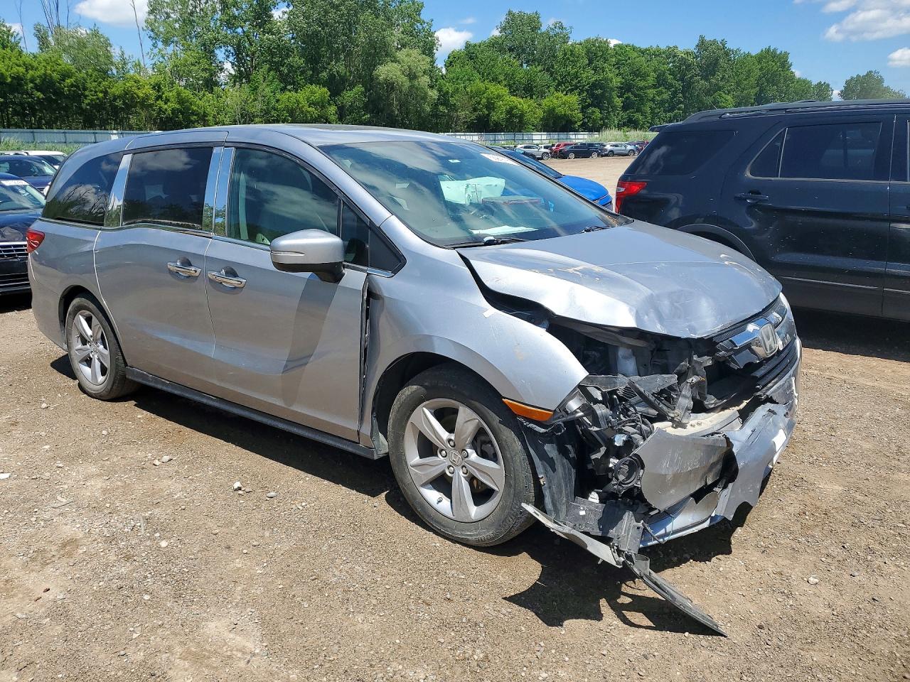 2019 Honda Odyssey Exl Silver vin: 5FNRL6H70KB128987