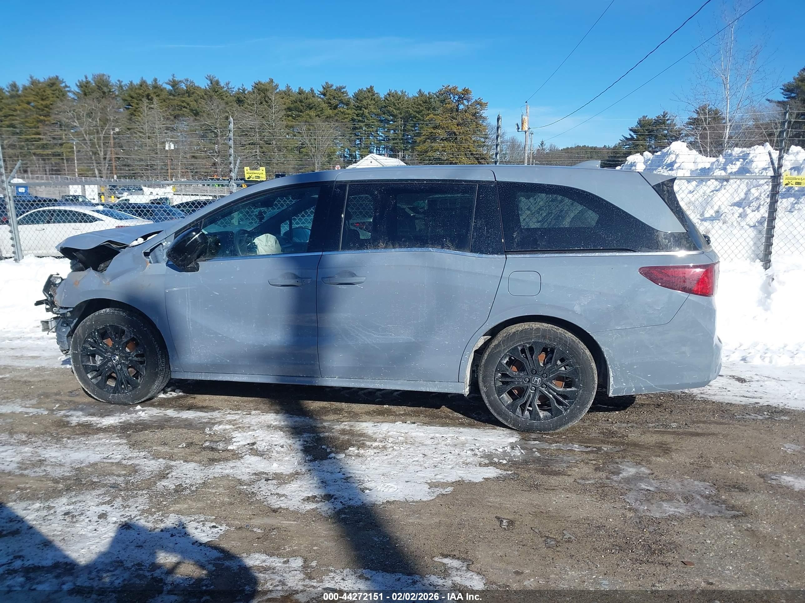 2025 Honda Odyssey Sport-l Gray vin: 5FNRL6H71SB028560
