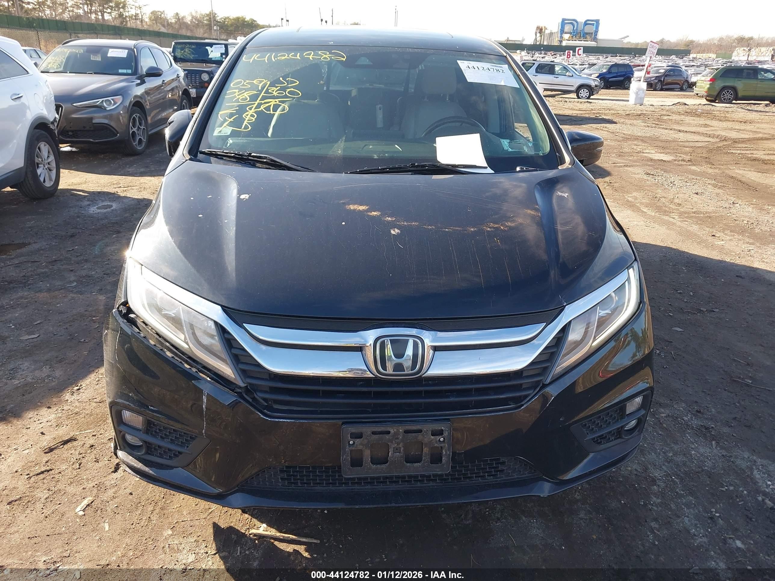 2020 Honda Odyssey Ex-l/ex-l W/navi   Res Black vin: 5FNRL6H72LB020050