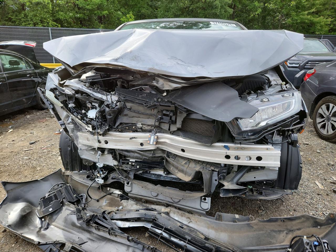 2021 Honda Odyssey Exl Silver vin: 5FNRL6H72MB028991