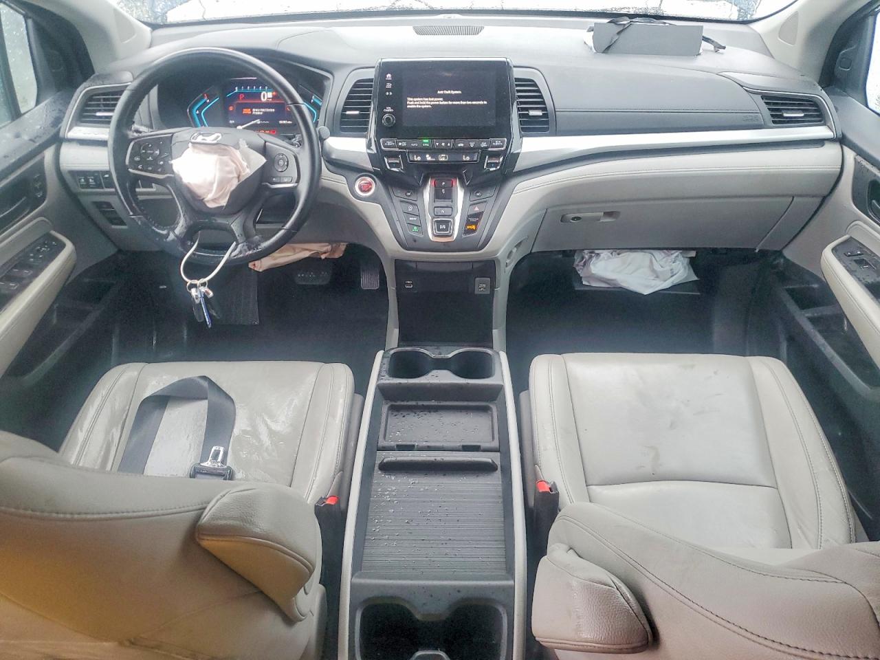 2022 Honda Odyssey Exl Blue vin: 5FNRL6H72NB021217