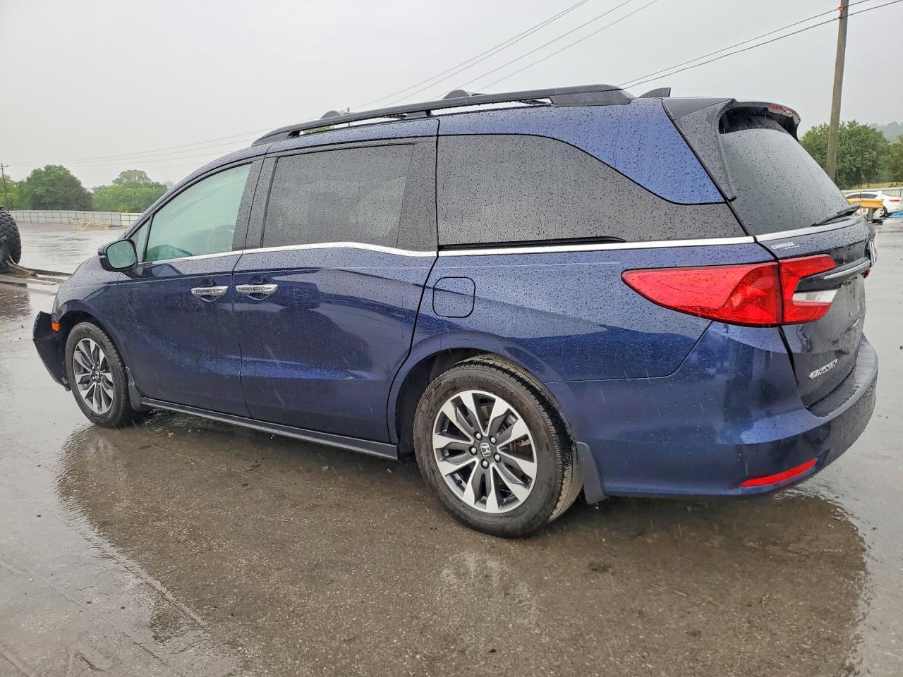 2022 Honda Odyssey Exl Blue vin: 5FNRL6H72NB021217