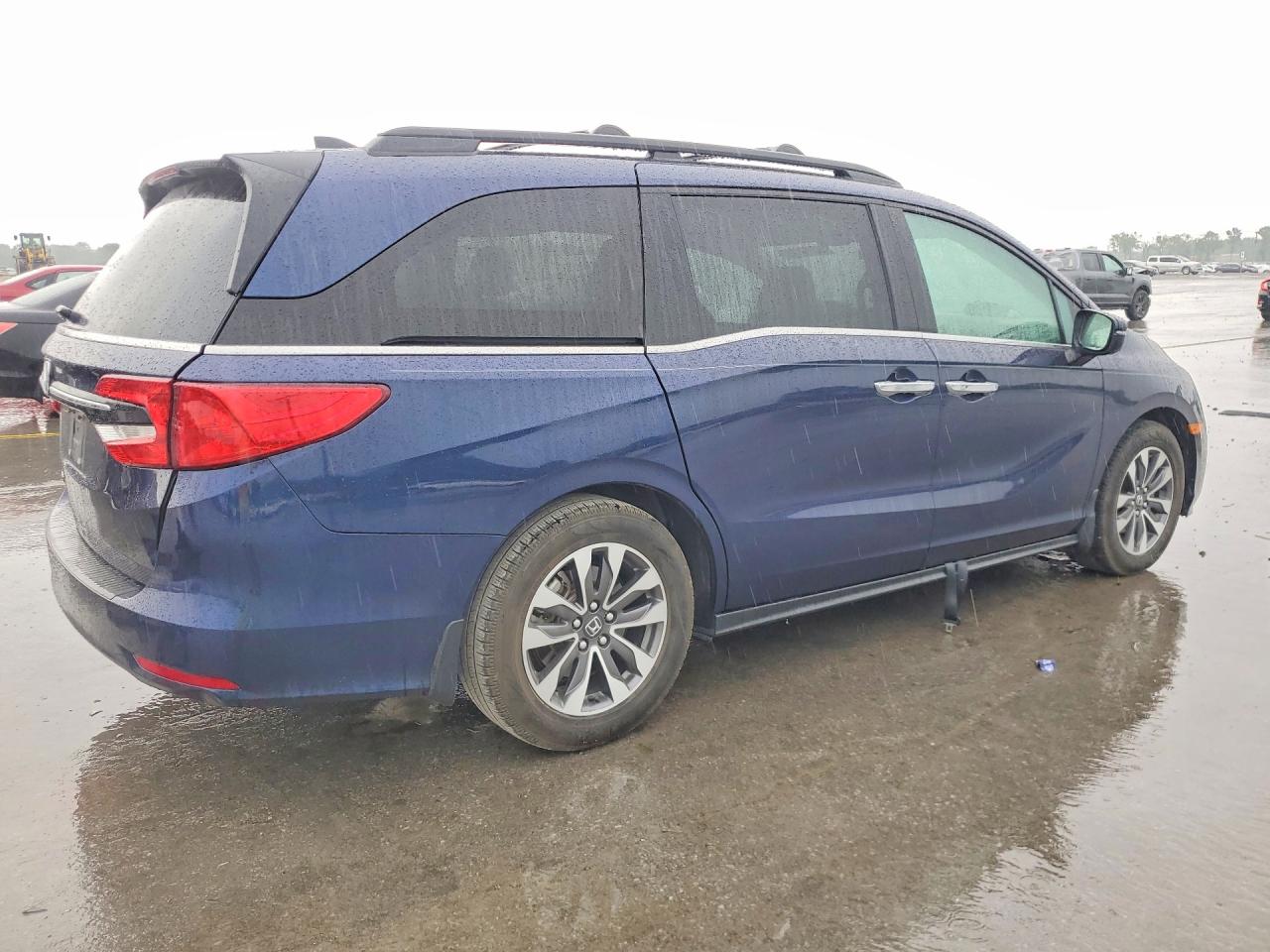 2022 Honda Odyssey Exl Blue vin: 5FNRL6H72NB021217