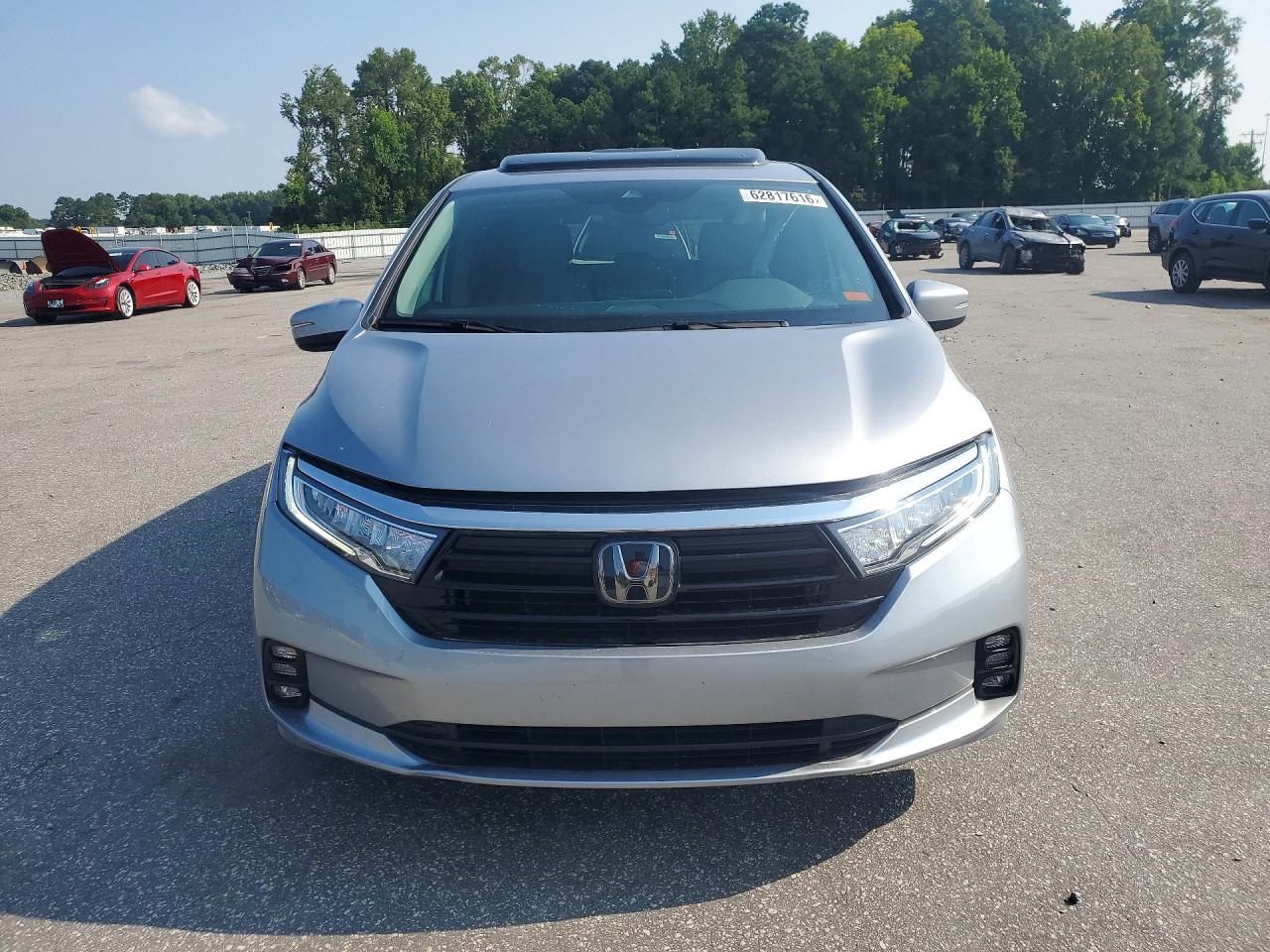 2022 Honda Odyssey Exl Silver vin: 5FNRL6H72NB055819