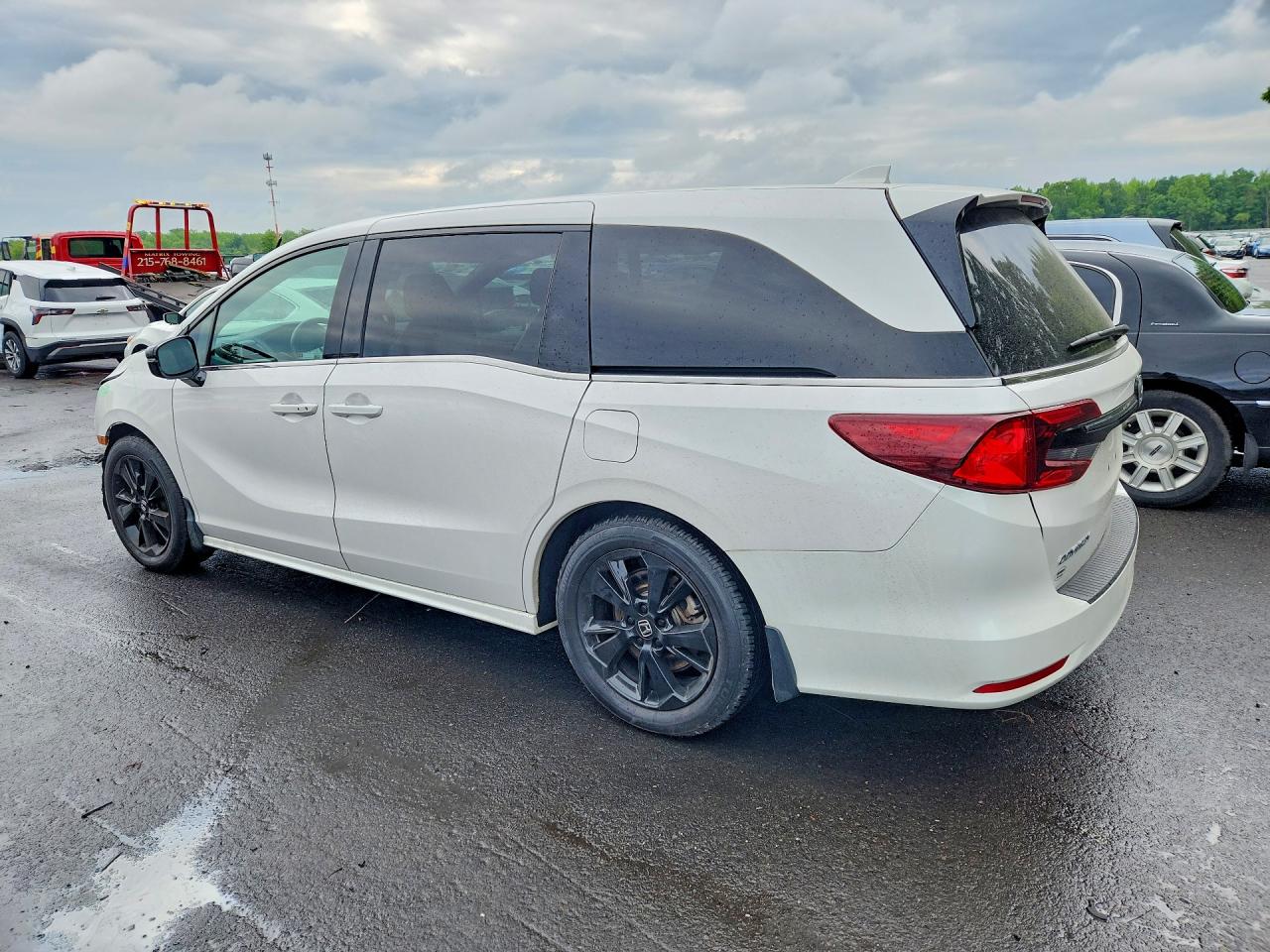 2023 Honda Odyssey Sport-l White vin: 5FNRL6H72PB013699