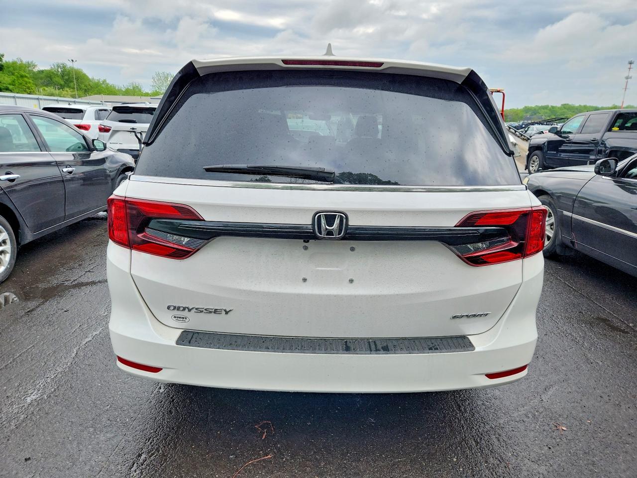 2023 Honda Odyssey Sport-l White vin: 5FNRL6H72PB013699