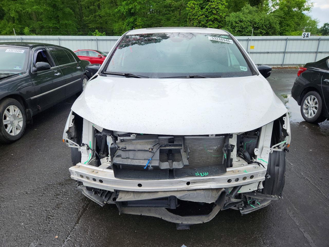 2023 Honda Odyssey Sport-l White vin: 5FNRL6H72PB013699