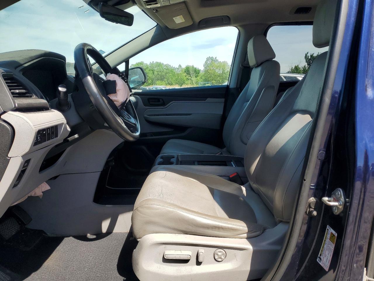 2018 Honda Odyssey Exl Blue vin: 5FNRL6H73JB065592