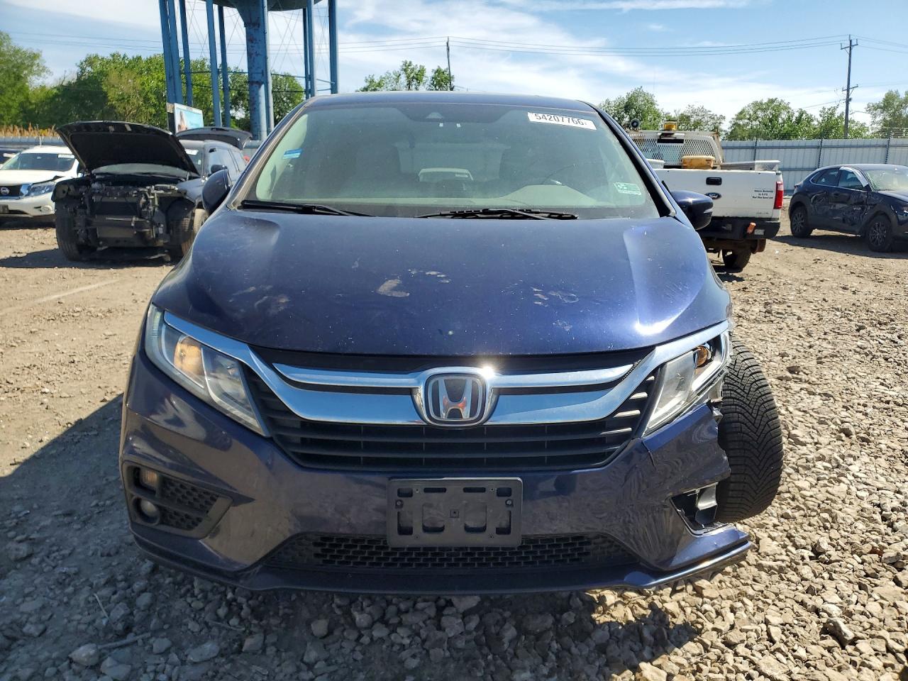 2018 Honda Odyssey Exl Blue vin: 5FNRL6H73JB065592