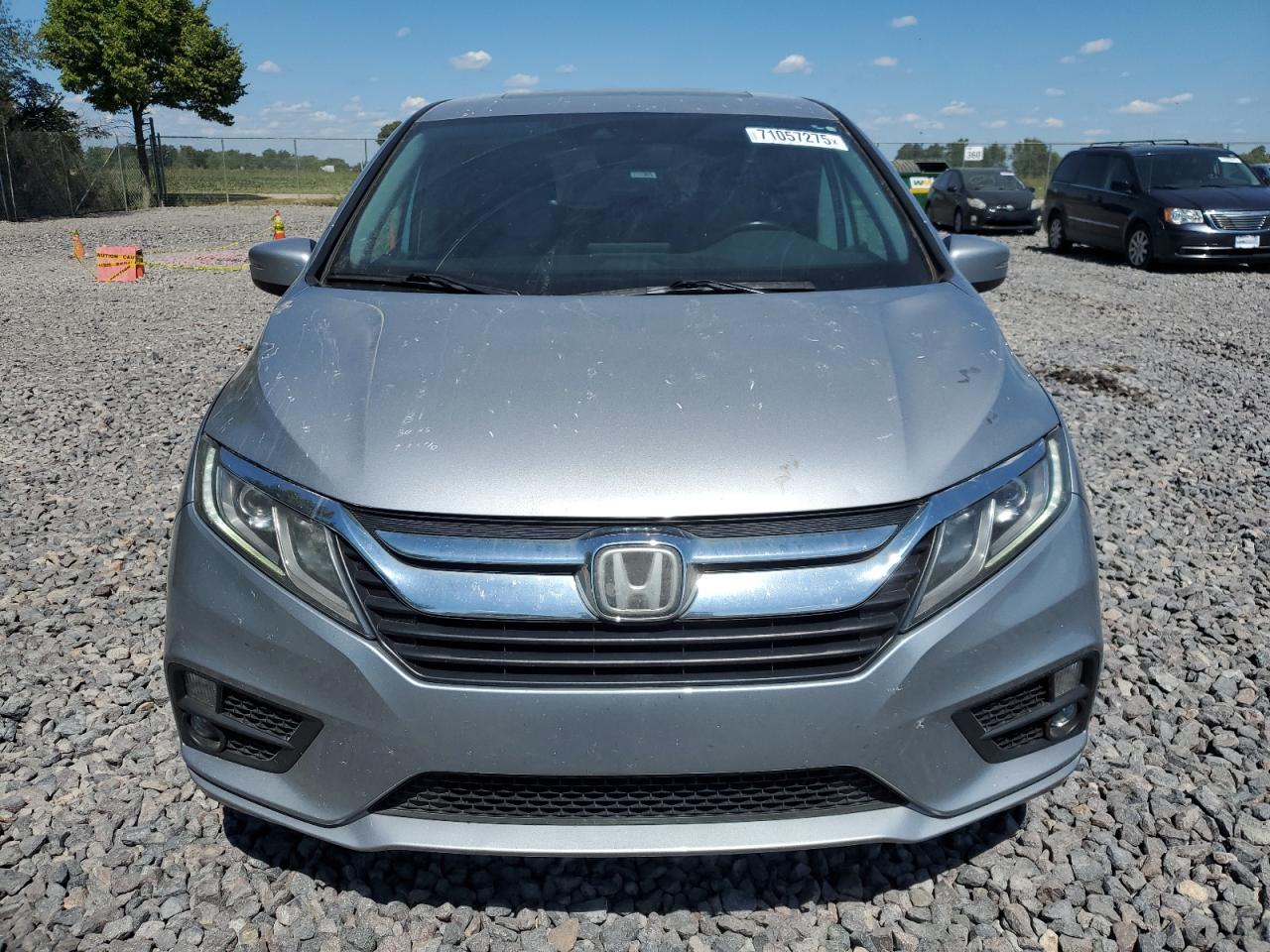 2018 Honda Odyssey Exl Gray vin: 5FNRL6H73JB075359