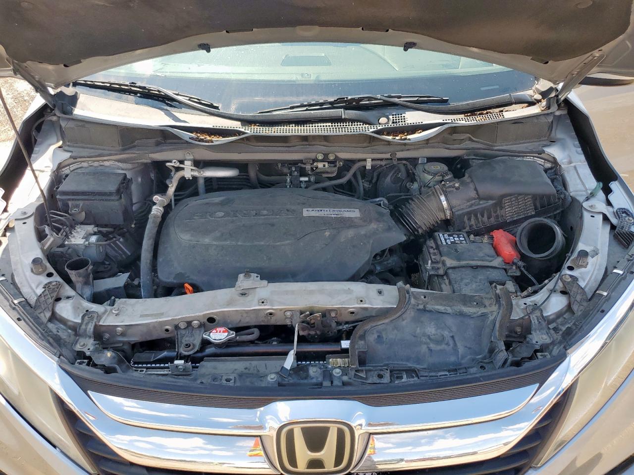 2018 Honda Odyssey Ex-l Silver vin: 5FNRL6H73JB108442
