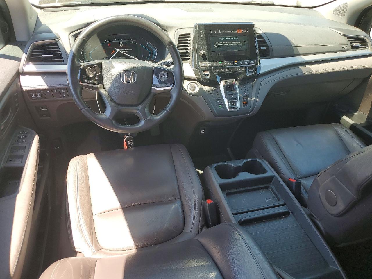 2019 Honda Odyssey Exl White vin: 5FNRL6H73KB091126