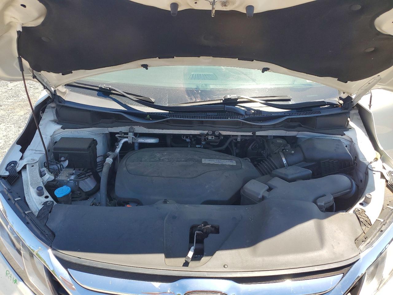 2019 Honda Odyssey Exl White vin: 5FNRL6H73KB091126