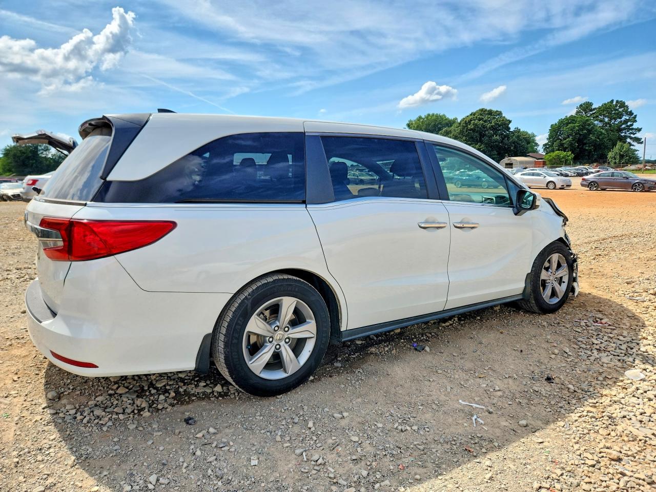 2020 Honda Odyssey Exl White vin: 5FNRL6H73LB038024