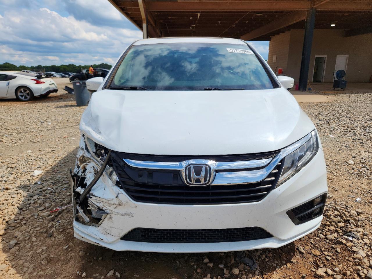 2020 Honda Odyssey Exl White vin: 5FNRL6H73LB038024