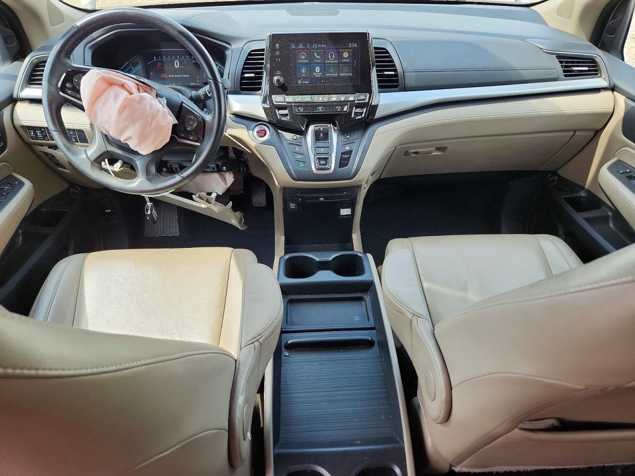 2020 Honda Odyssey Exl White vin: 5FNRL6H73LB038024