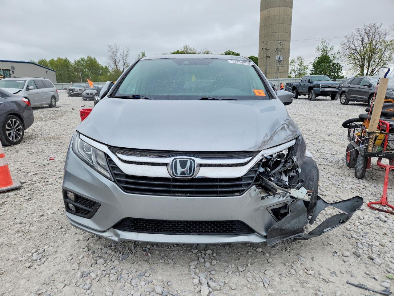 2020 Honda Odyssey Exl Silver vin: 5FNRL6H73LB053672
