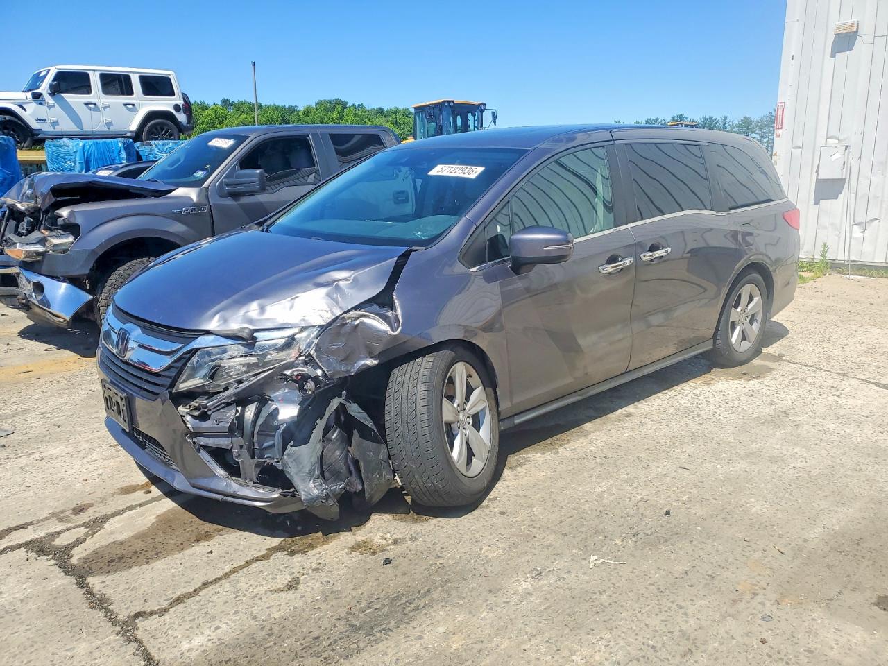 2020 Honda Odyssey Exl Silver vin: 5FNRL6H73LB072948