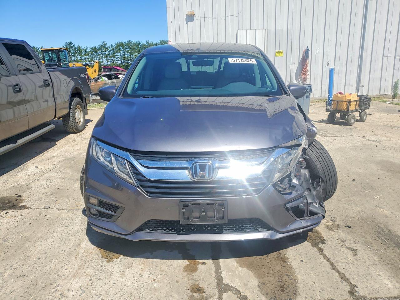 2020 Honda Odyssey Exl Silver vin: 5FNRL6H73LB072948