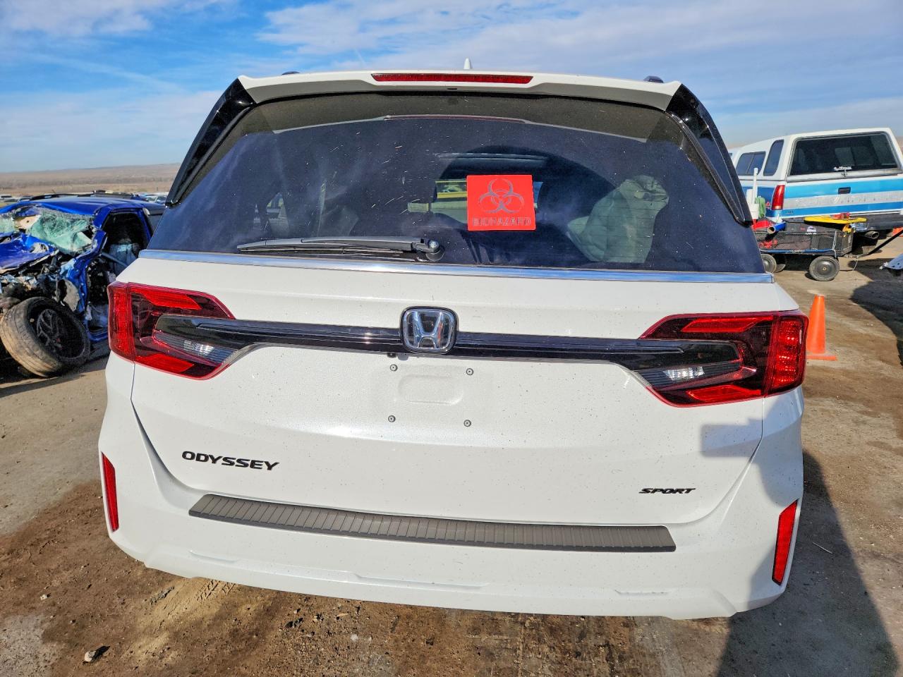 2026 Honda Odyssey Sport-l White vin: 5FNRL6H73TB002138