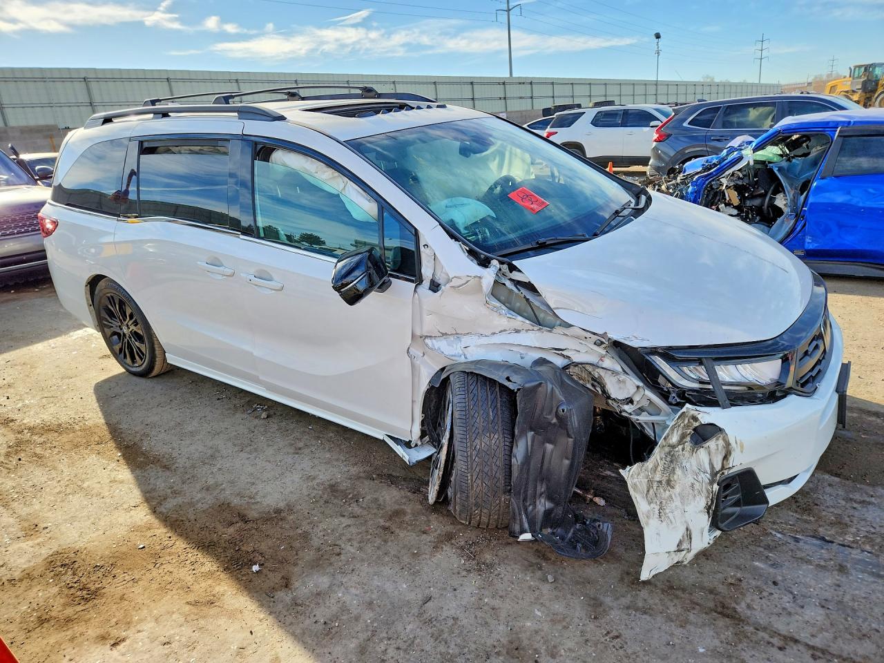 2026 Honda Odyssey Sport-l White vin: 5FNRL6H73TB002138