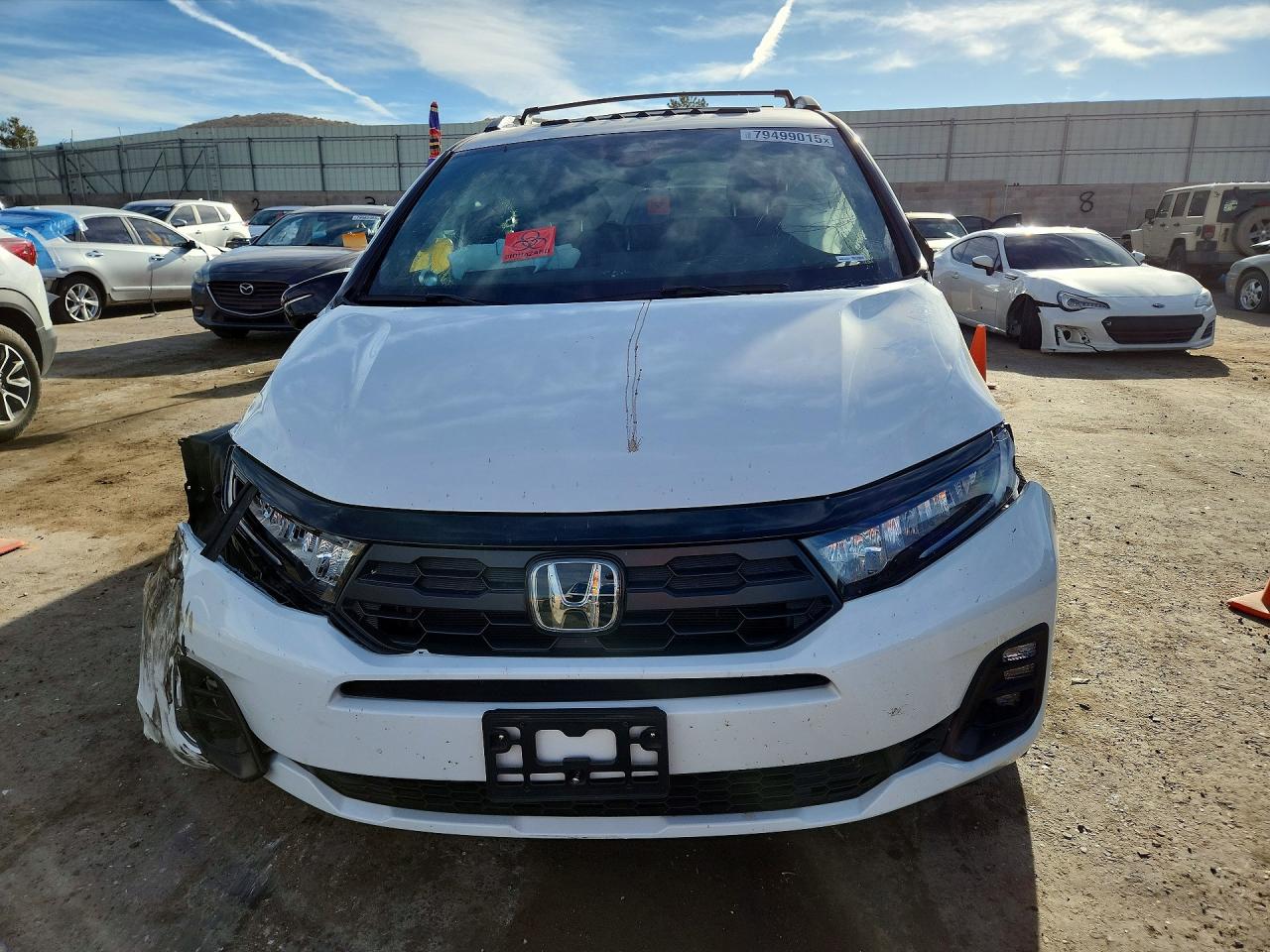 2026 Honda Odyssey Sport-l White vin: 5FNRL6H73TB002138