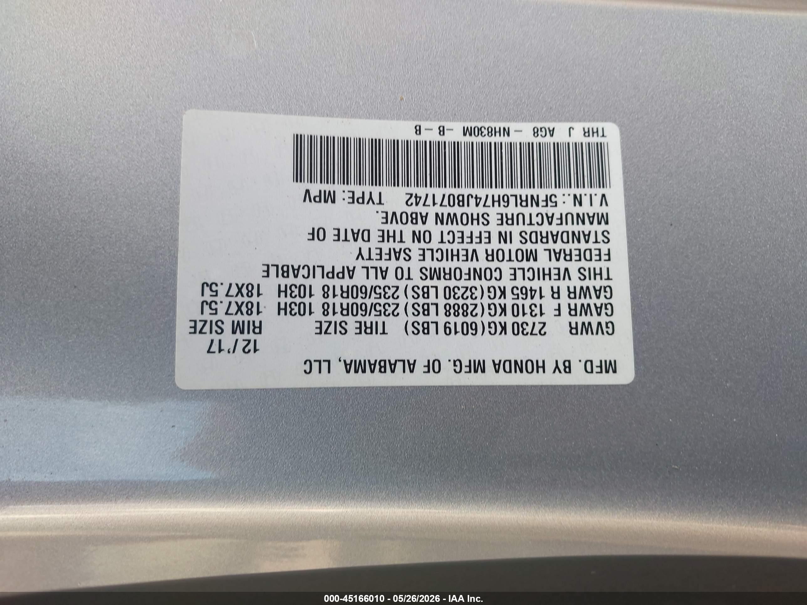 2018 Honda Odyssey Ex-l Silver vin: 5FNRL6H74JB071742