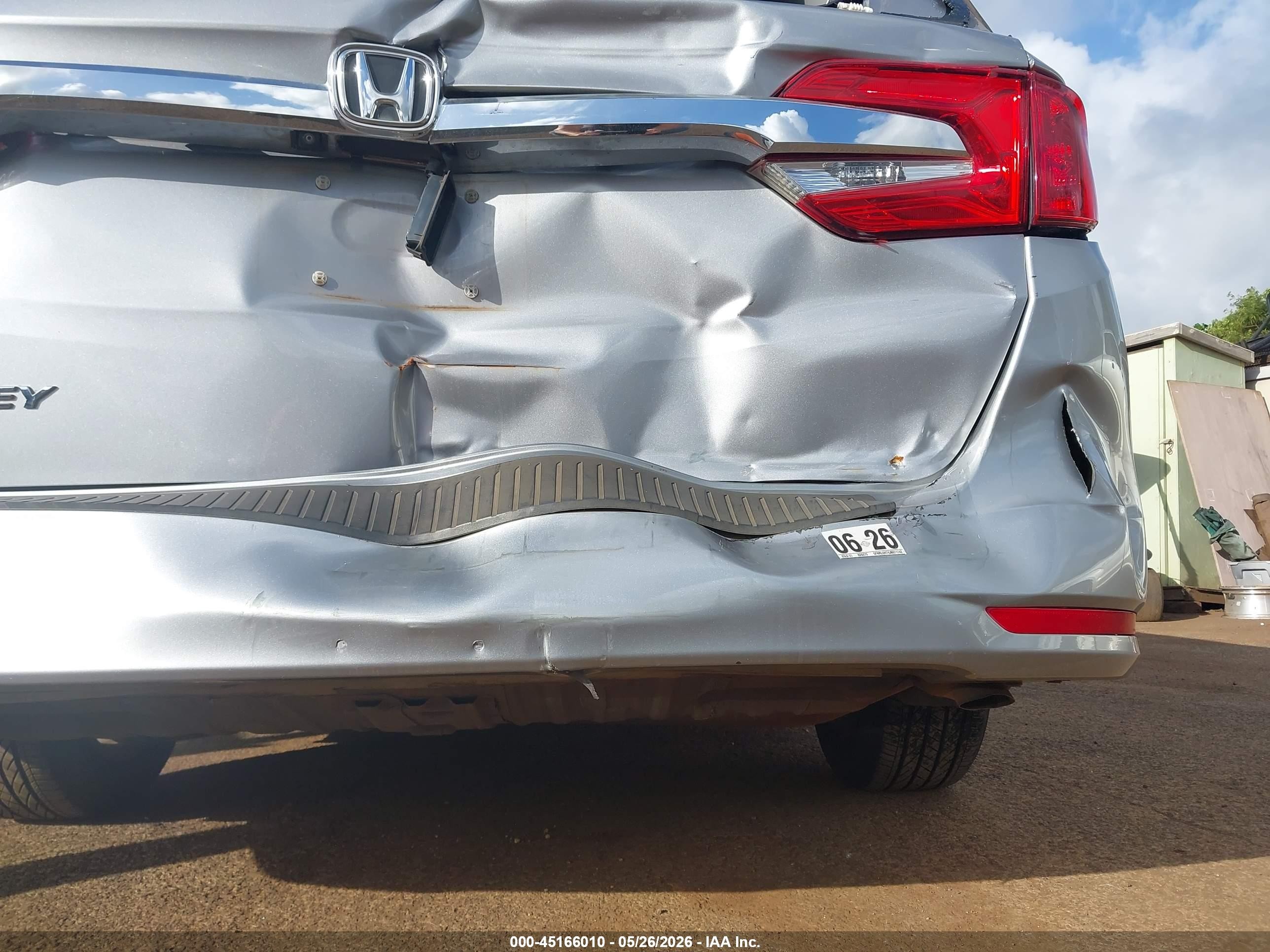 2018 Honda Odyssey Ex-l Silver vin: 5FNRL6H74JB071742