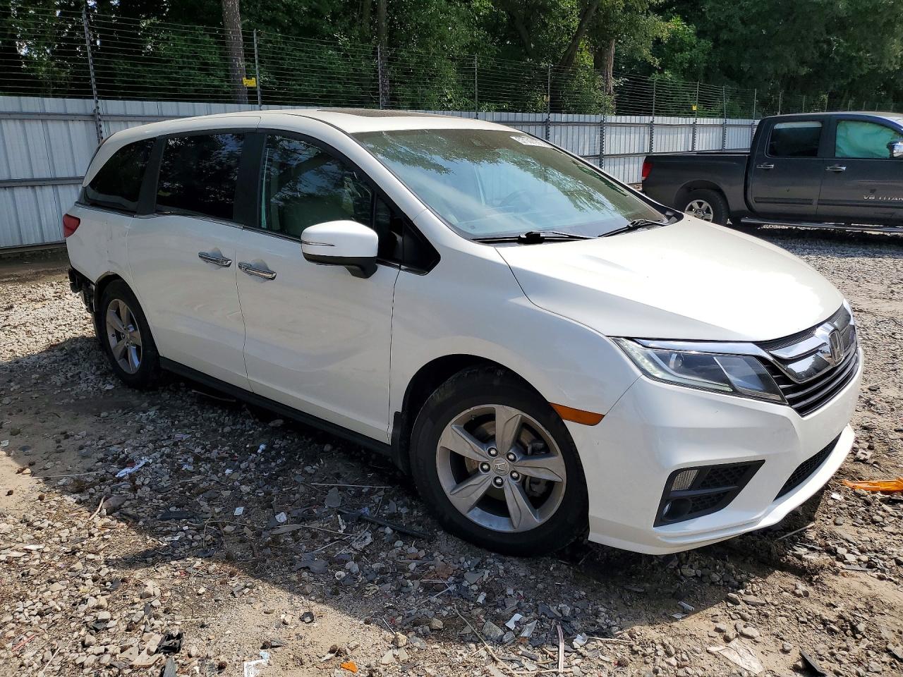2019 Honda Odyssey Exl Белый vin: 5FNRL6H74KB001580