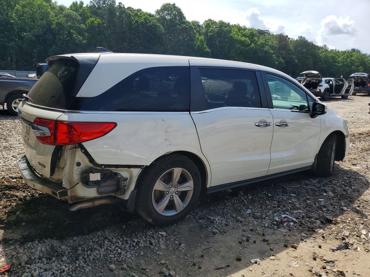 2019 Honda Odyssey Exl Белый vin: 5FNRL6H74KB001580
