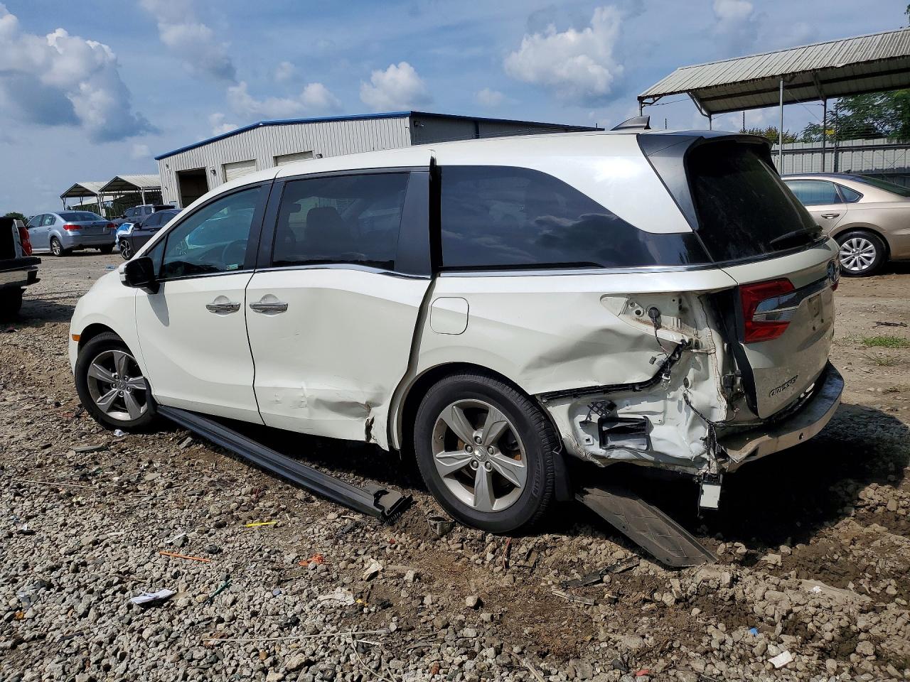 2019 Honda Odyssey Exl Белый vin: 5FNRL6H74KB001580