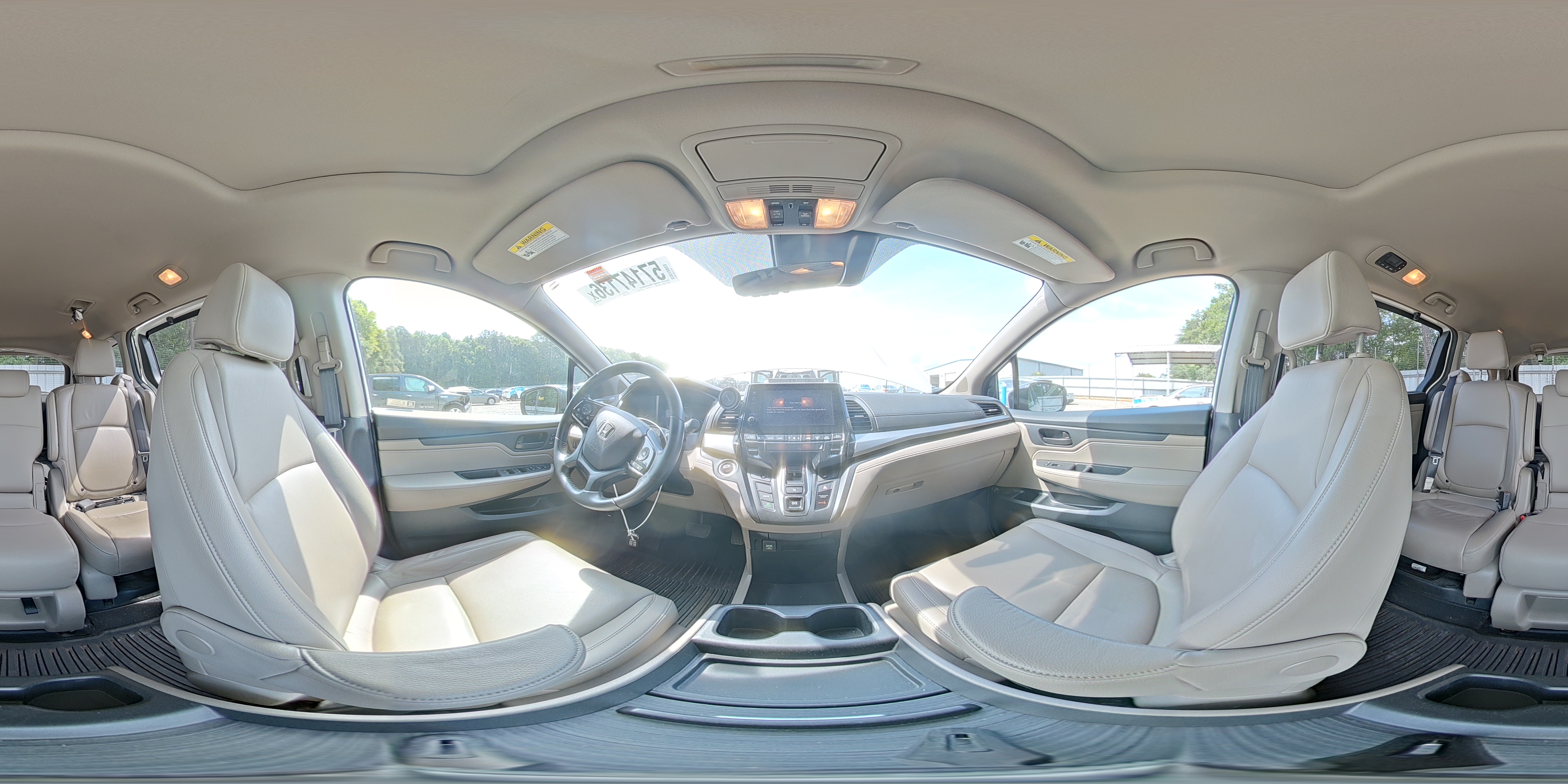 2019 Honda Odyssey Exl Белый vin: 5FNRL6H74KB001580