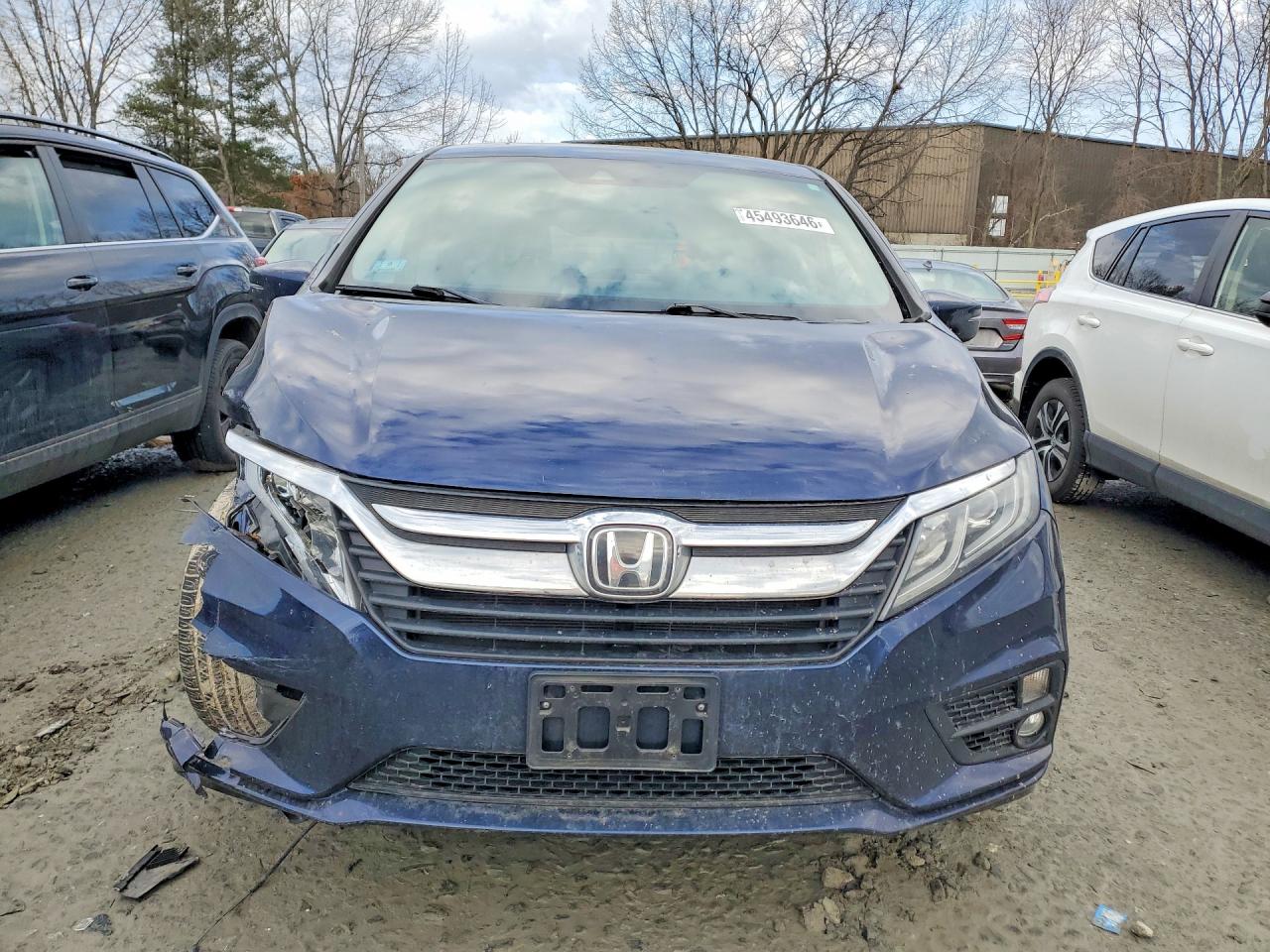 2019 Honda Odyssey Exl Blue vin: 5FNRL6H74KB118348