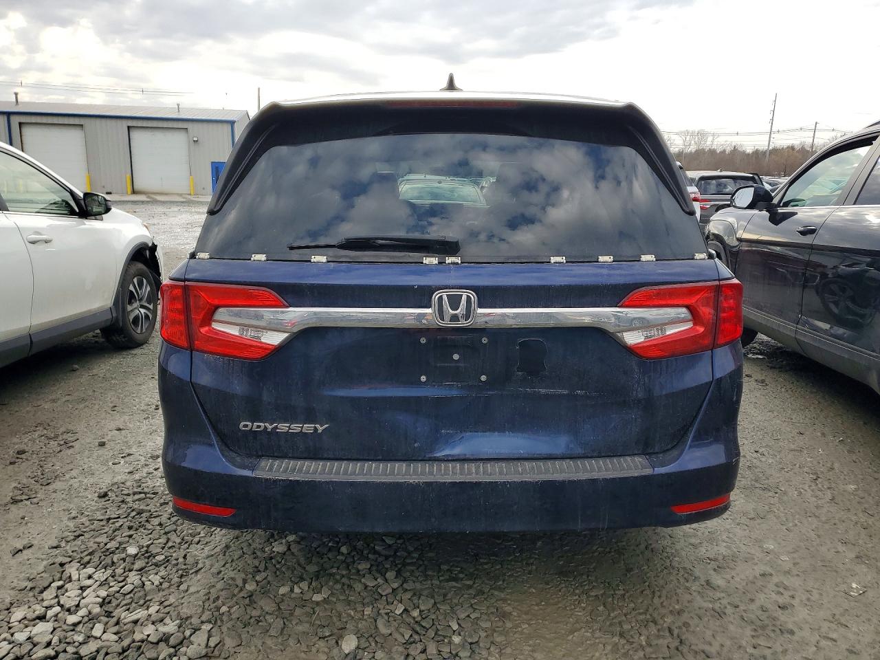 2019 Honda Odyssey Exl Blue vin: 5FNRL6H74KB118348