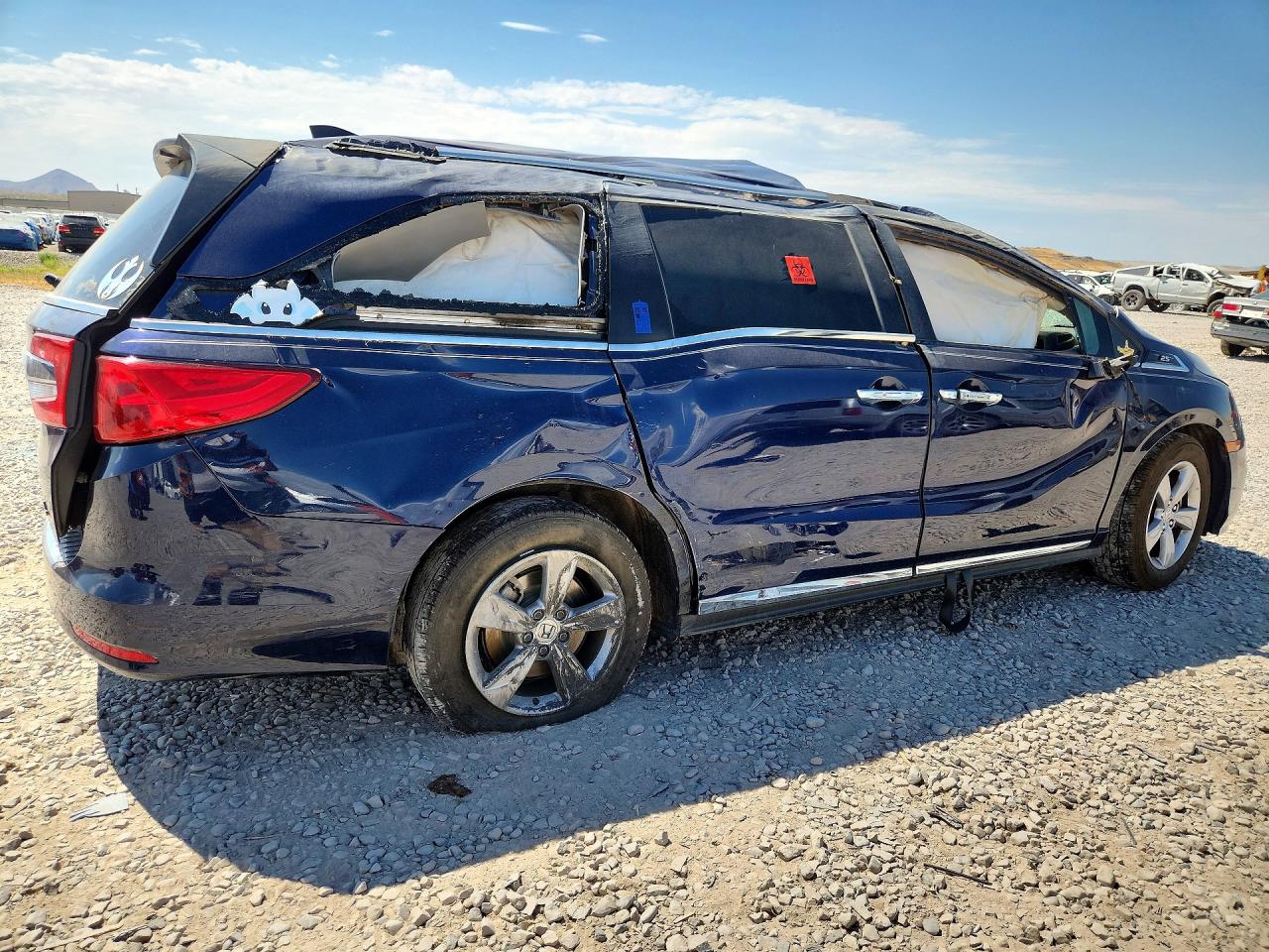 2020 Honda Odyssey Exl Blue vin: 5FNRL6H74LB023225